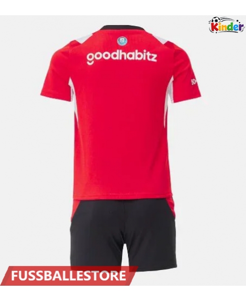 Günstige PSV Eindhoven Heimtrikotsatz Kinder 2026-27 Kurzarm (+ Kurze Hosen)